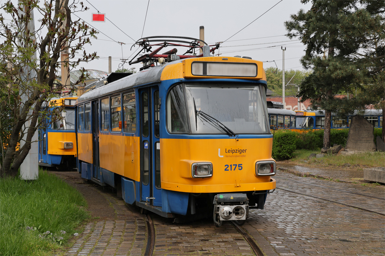 Лейпциг, Tatra T4D-M1 № 2175; Лейпциг — Отправка трамваев Tatra в Украину