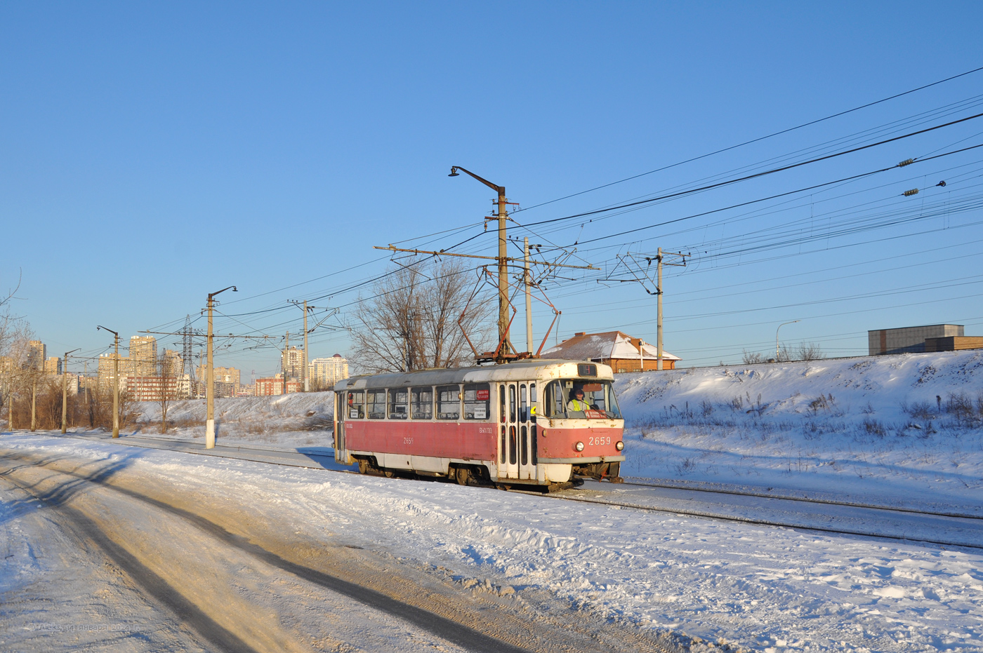 Волгоград, Tatra T3SU (двухдверная) № 2659