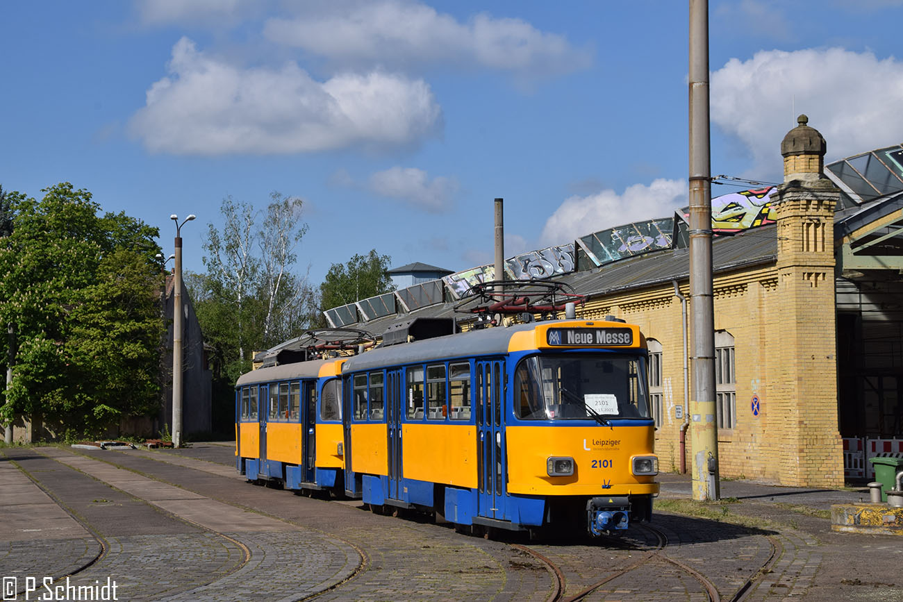 Лейпциг, Tatra T4D-M1 № 2101; Лейпциг — Отправка трамваев Tatra в Украину