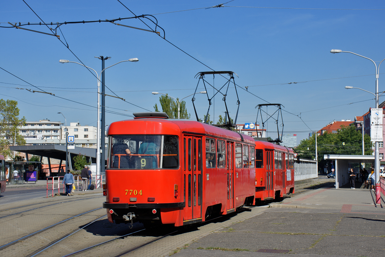 Bratislava, Tatra T3R.PV N°. 7704