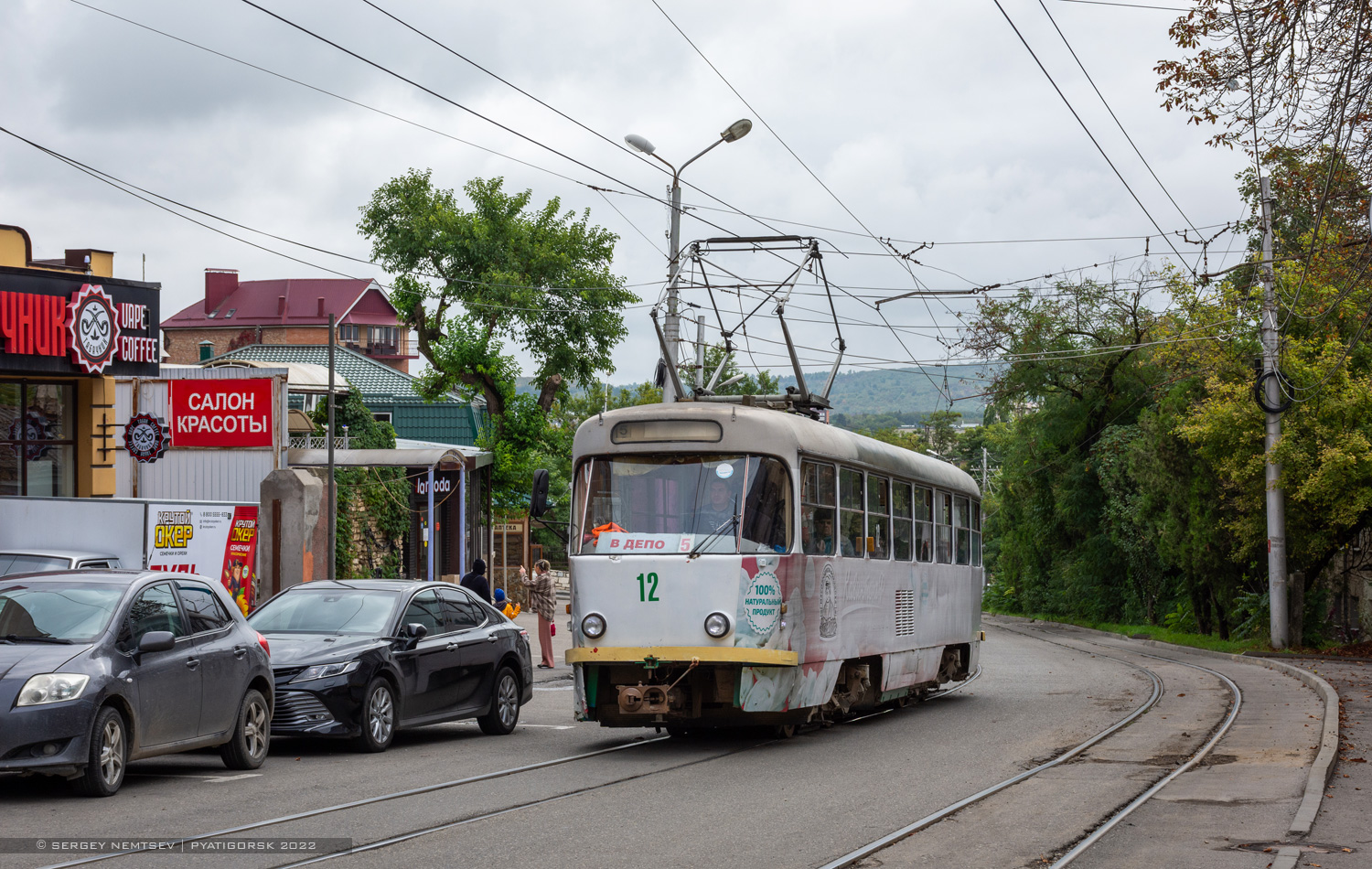 Pyatigorsk, Tatra T4D № 12