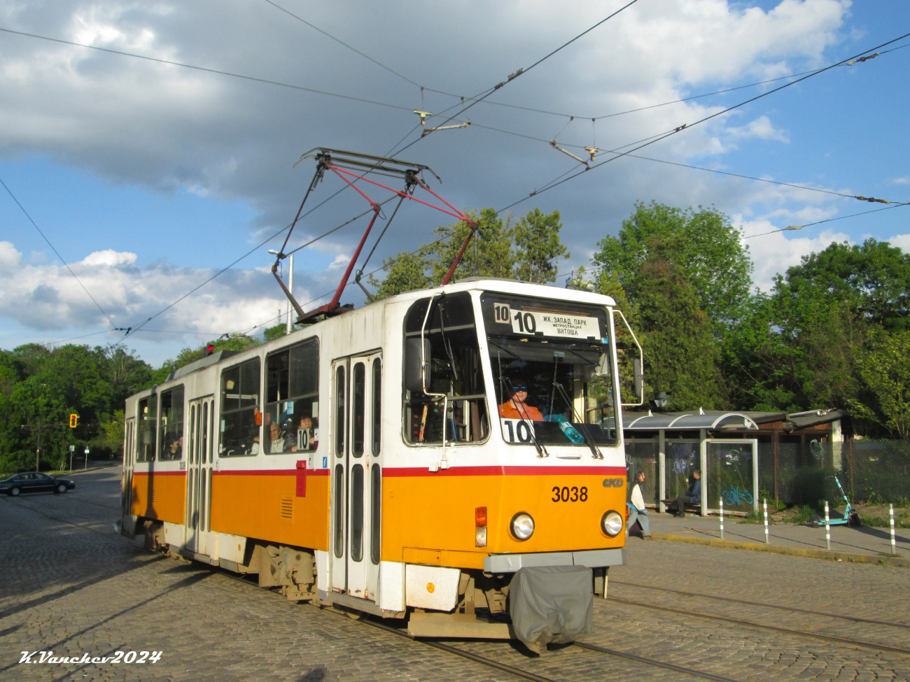Sofia, Tatra T6A2B № 3038