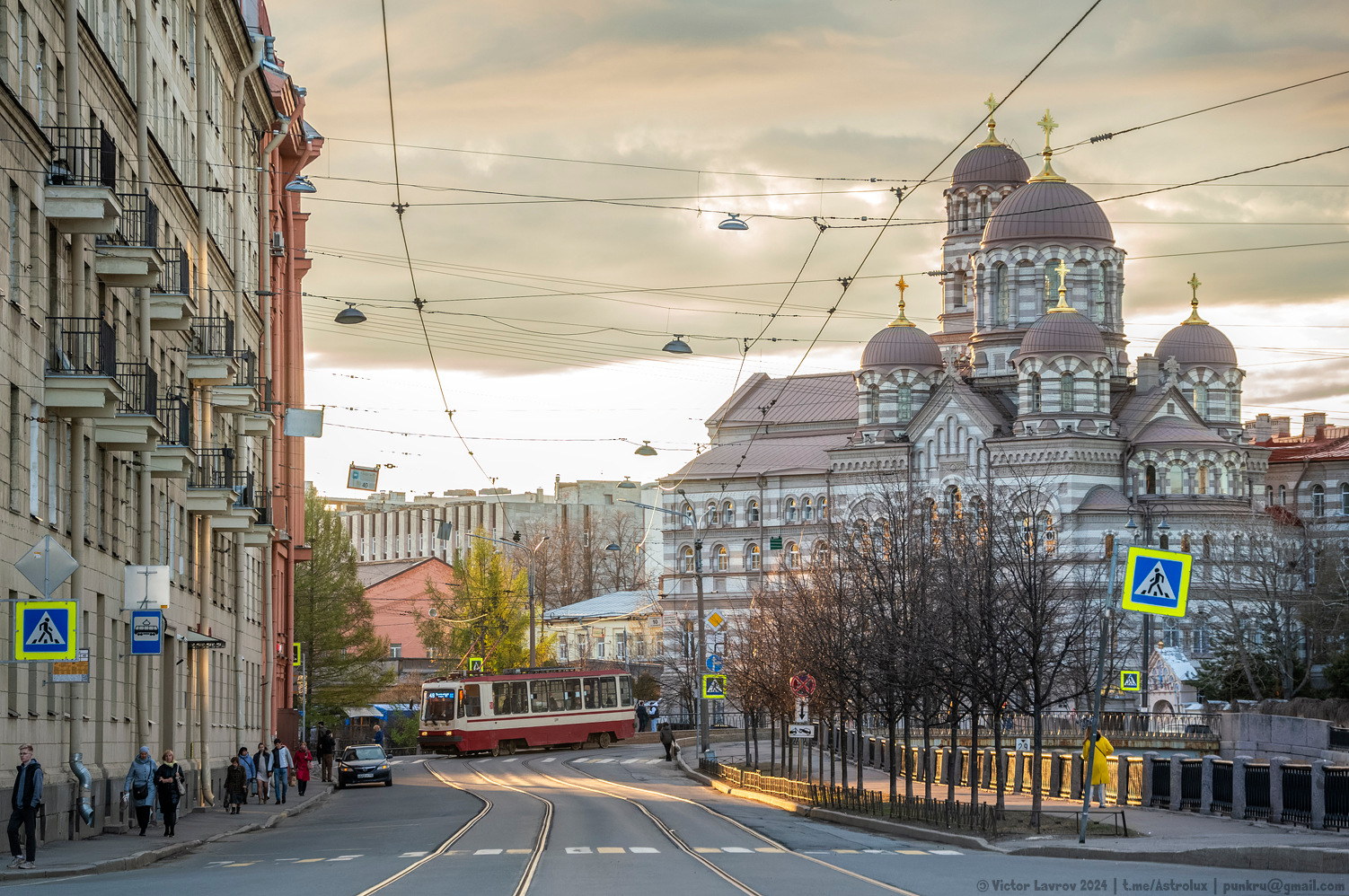 Saint-Petersburg — Tram lines and infrastructure