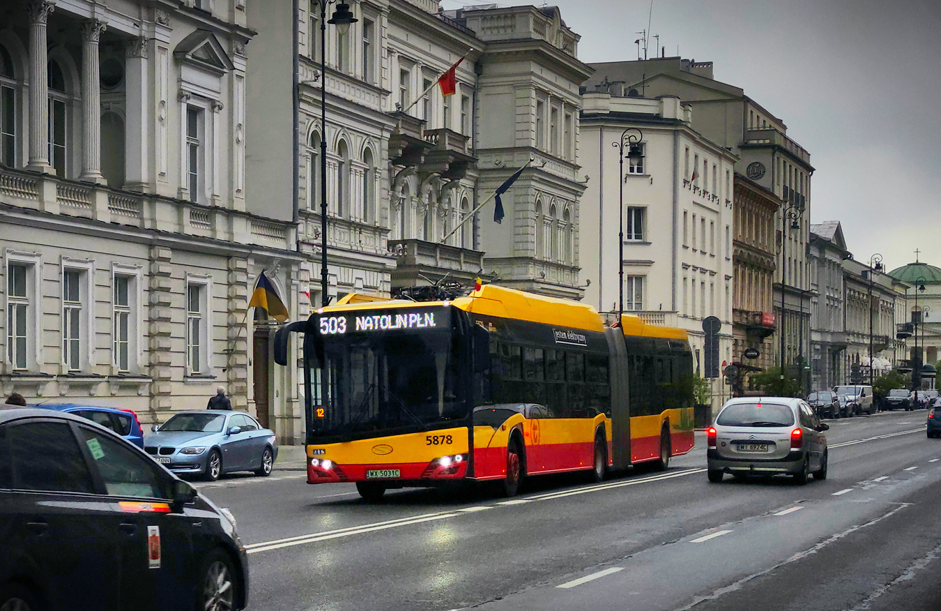 Warsaw, Solaris Urbino IV 18 Electric # 5878