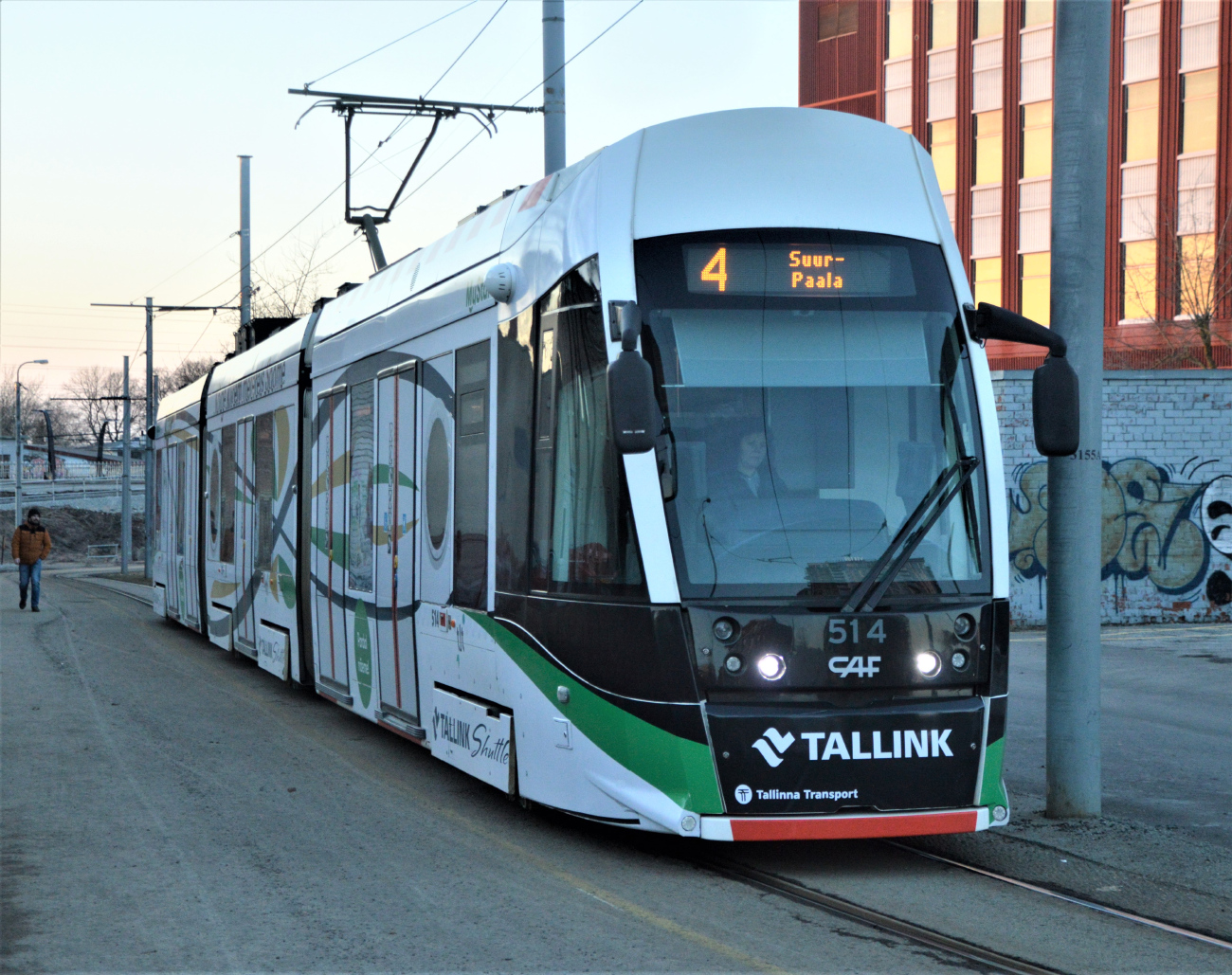 Tallinn, CAF Urbos AXL № 514