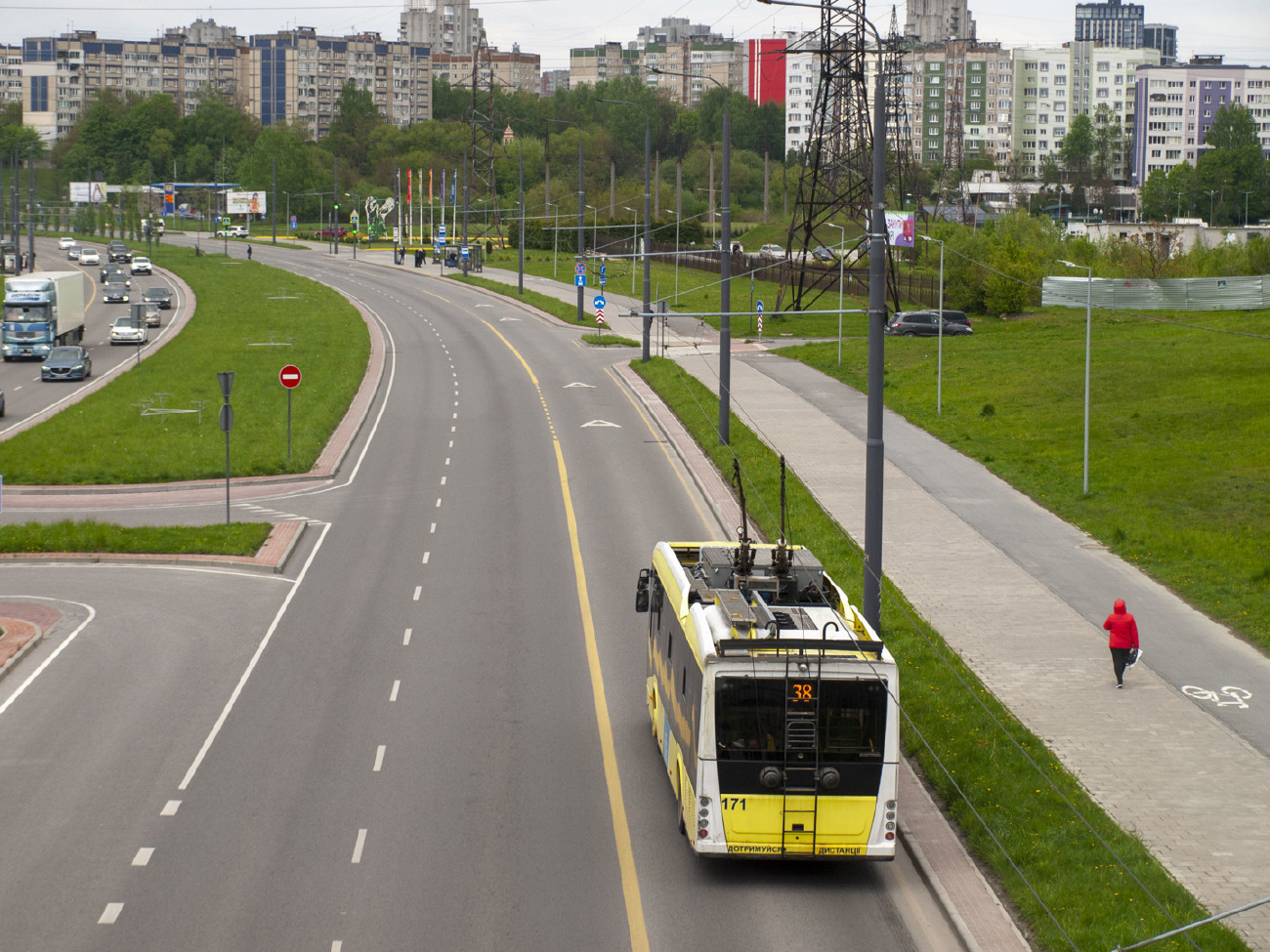 Lvov — Trolleybus lines and infrastructure