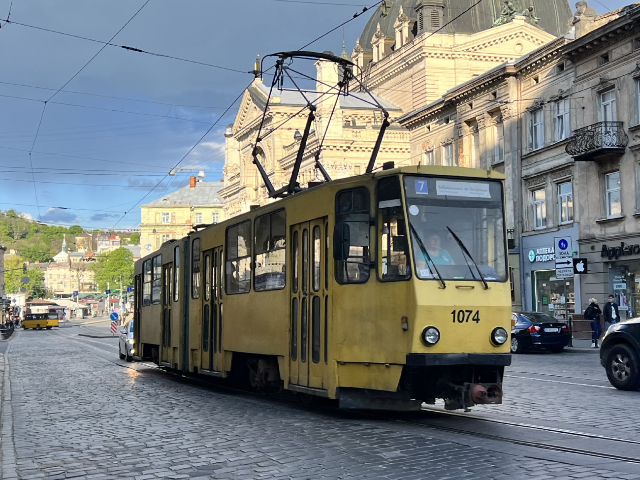 Lviv, Tatra KT4SU # 1074