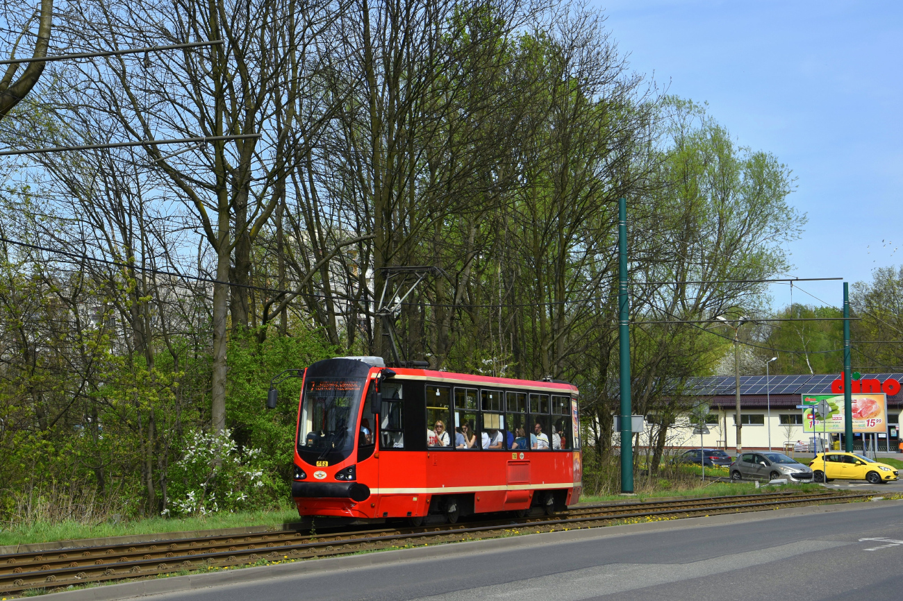 Silezijos tramvajai, Konstal 105N-HF11AC nr. 702