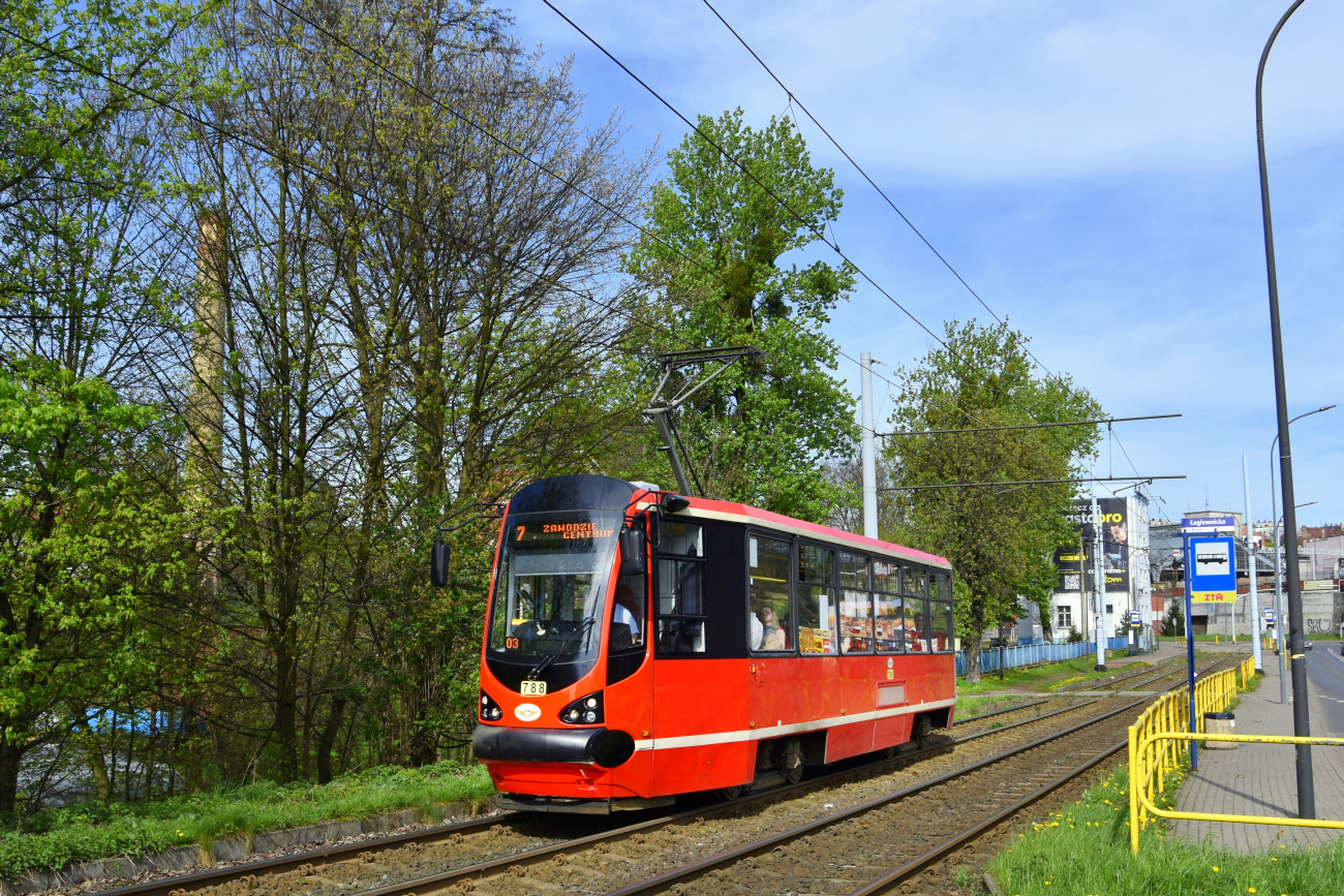 Сілезскія трамваі, Konstal 105N-HF11AC № 788