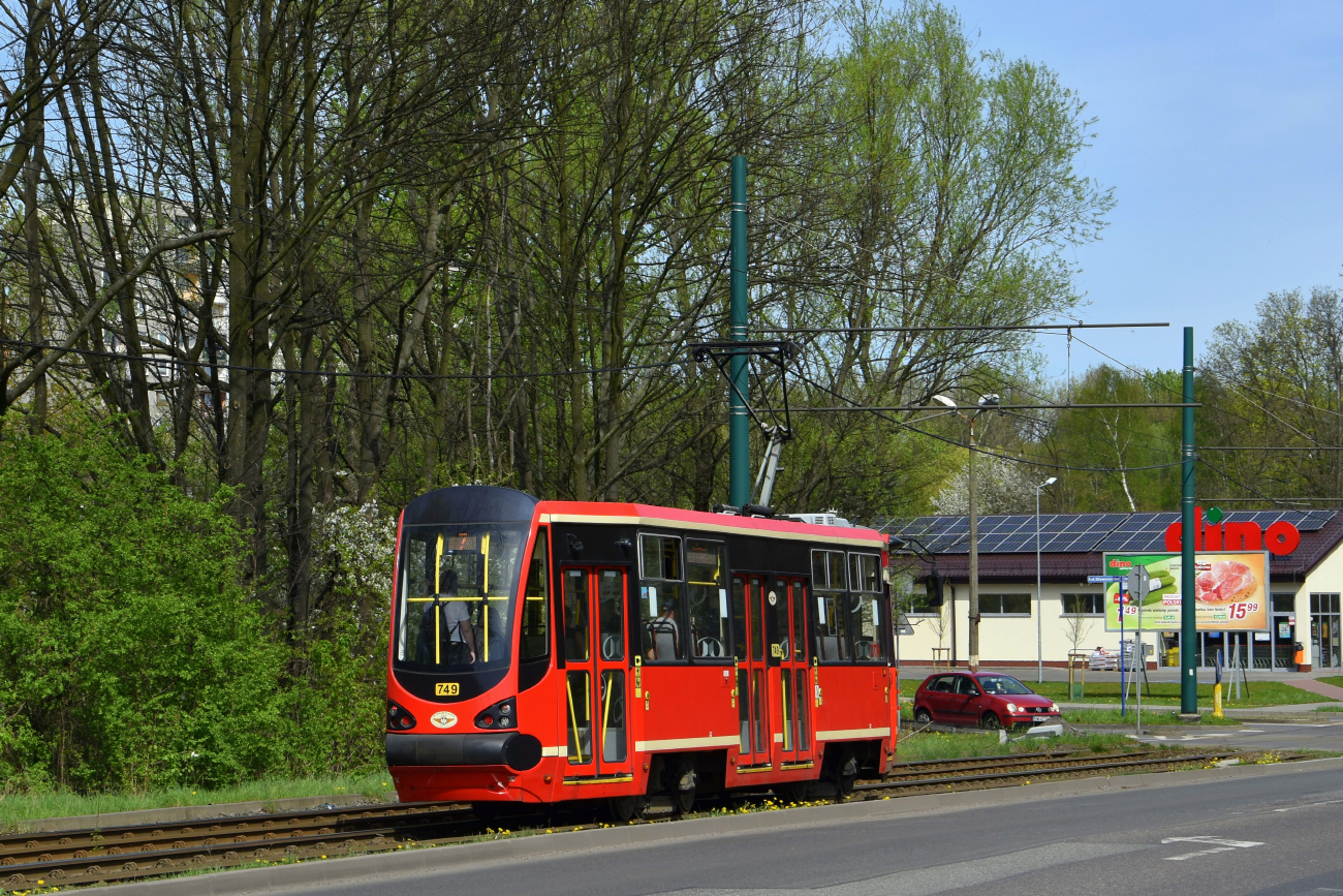 Сілезькі трамваї, Konstal 105N-HF11AC № 749