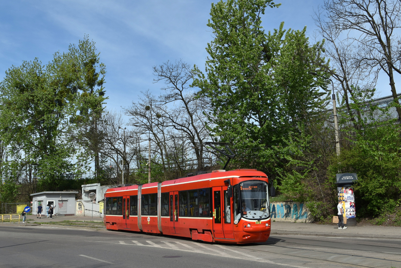Силезские трамваи, Alstom 116Nd № 816