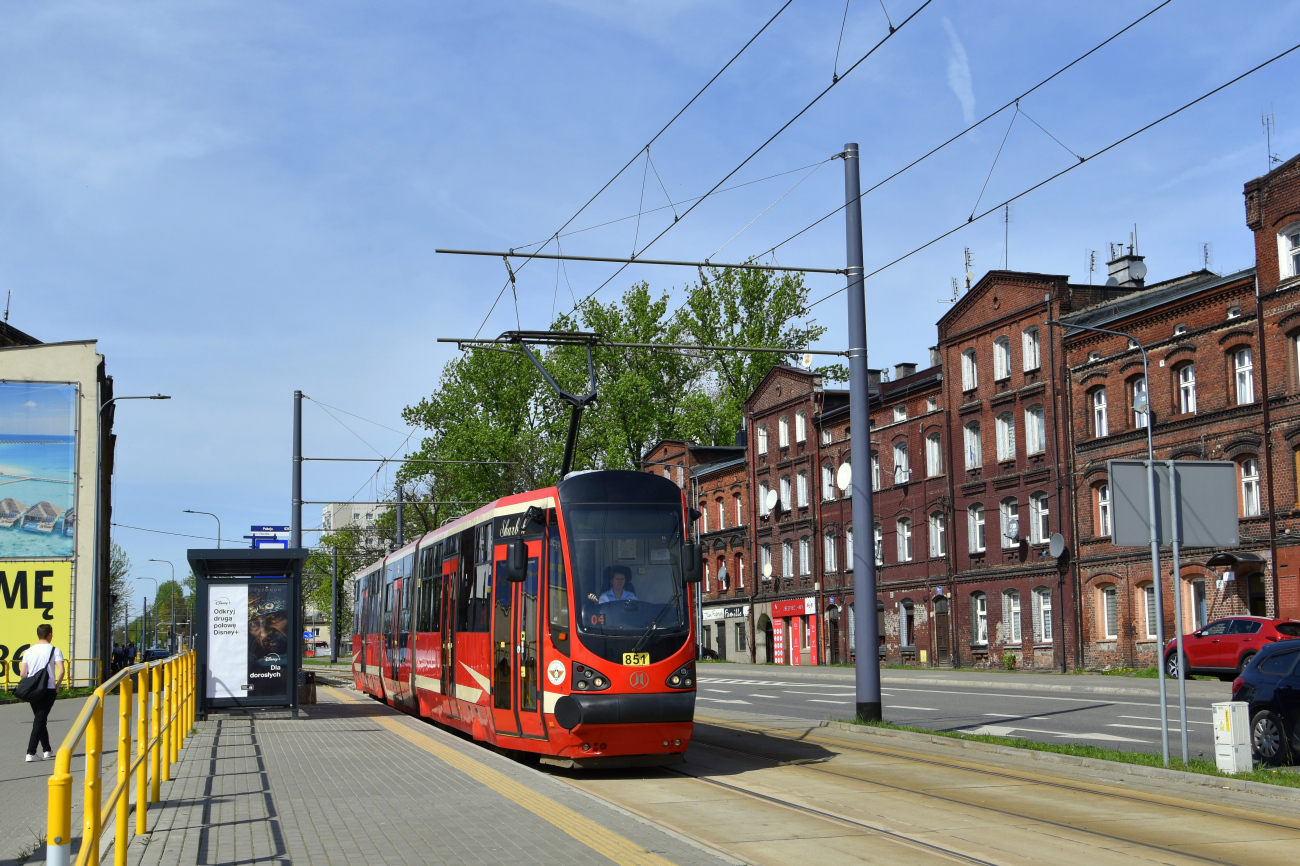 Сілезскія трамваі, Modertrans Moderus Beta MF 16 AC BD № 851