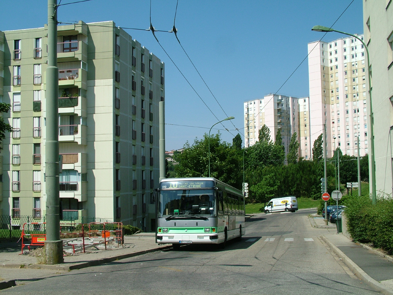 Сент-Этьен — Троллейбусные линии и инфраструктура