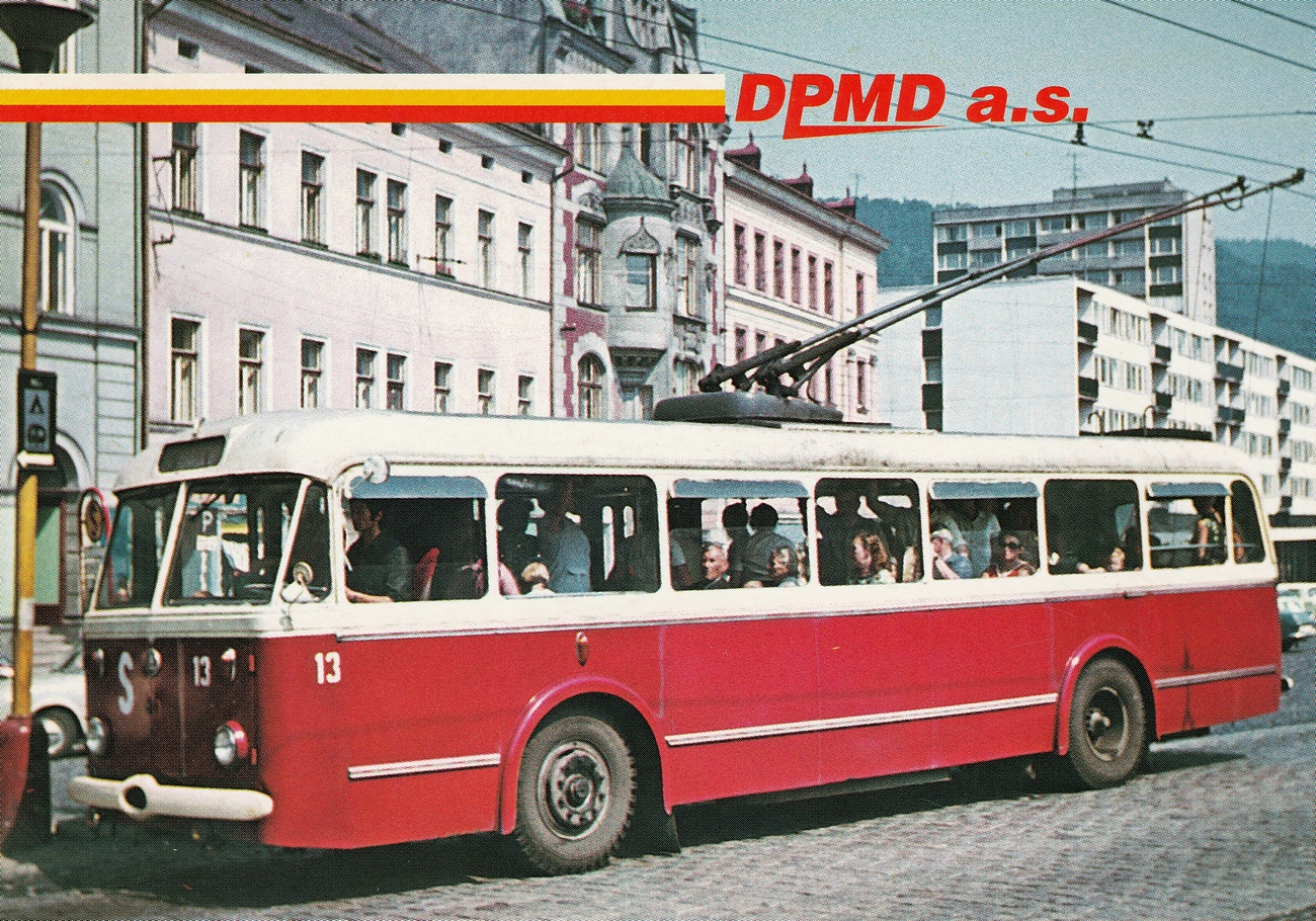 Дечин, Škoda 8Tr № 13; Дечин — Старые фотографии