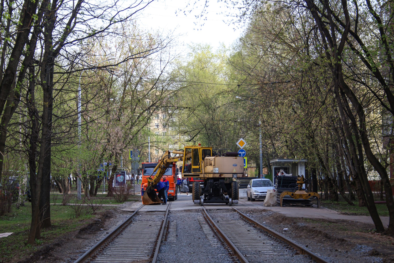 Москва — Строительство и ремонты; Москва — Трамвайные линии: САО