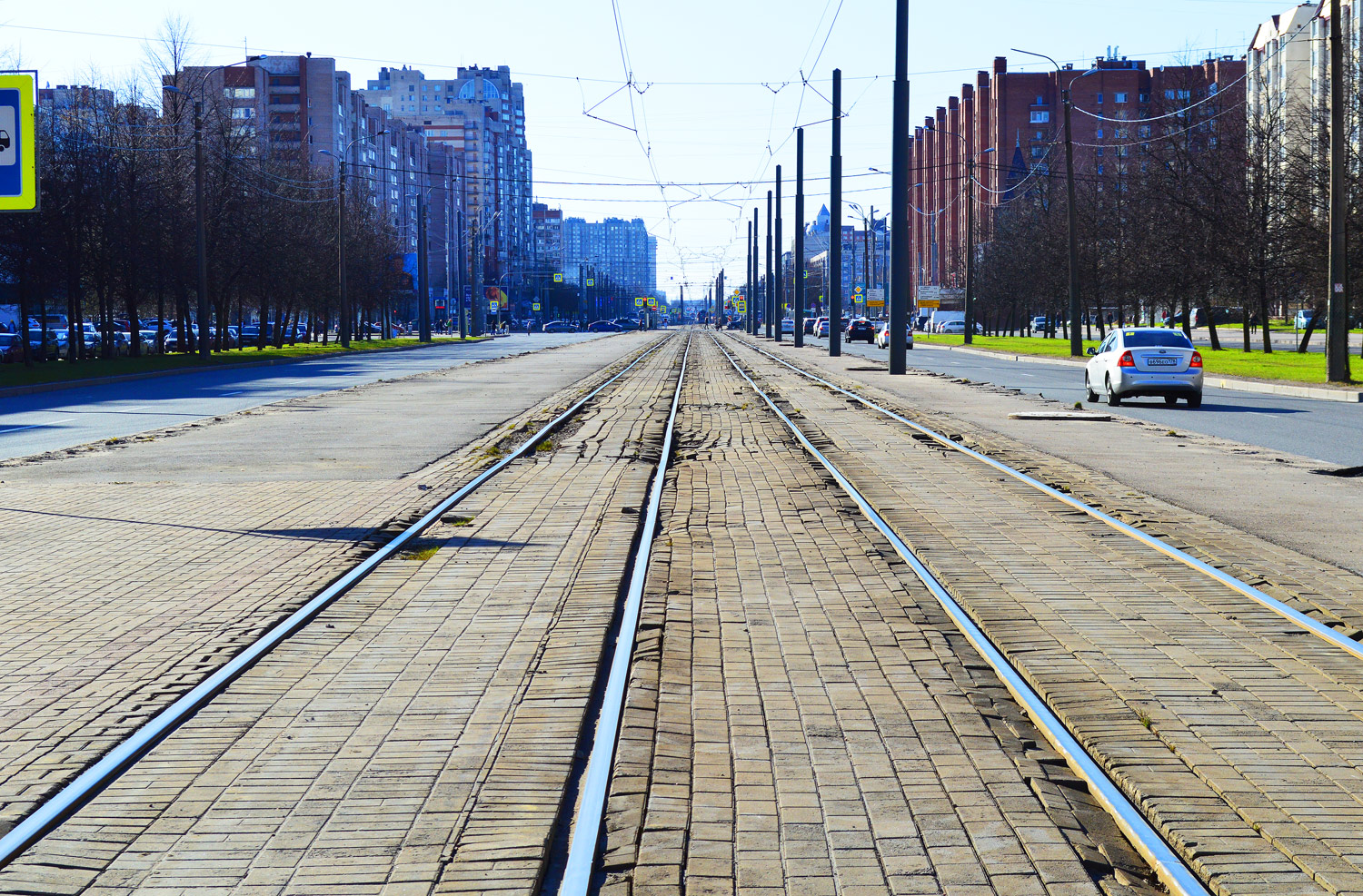 St Petersburg — Tram lines and infrastructure