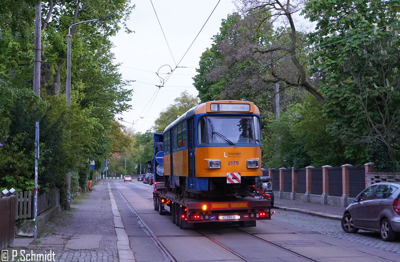 Лейпциг, Tatra T4D-M1 № 2175; Лейпциг — Отправка трамваев Tatra в Украину