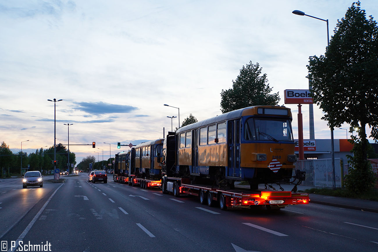 Лейпциг, Tatra T4D-M1 № 2188; Лейпциг — Отправка трамваев Tatra в Украину