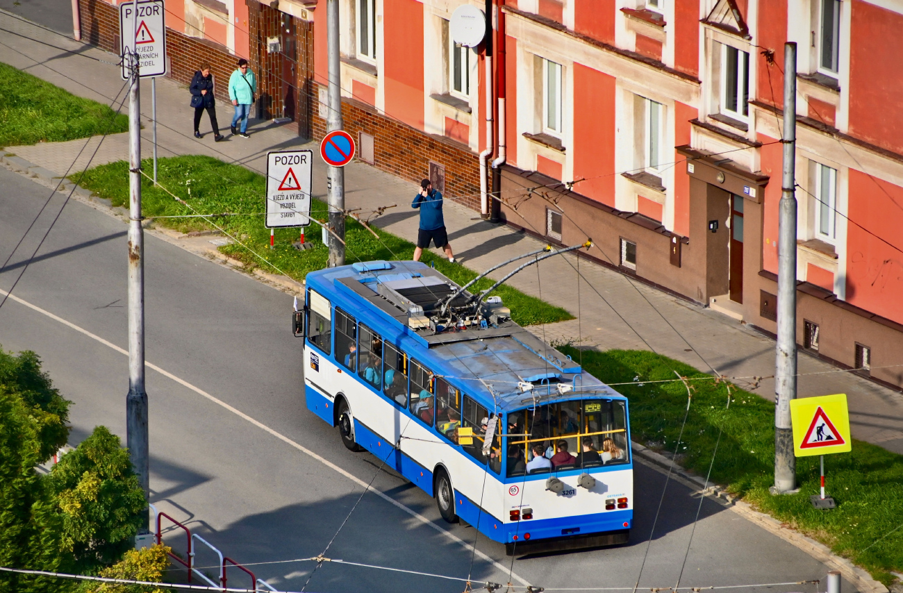 Острава, Škoda 14TrM № 3261; Острава — 70 лет троллейбуса в Остраве; Острава — Фото с Tieto Towers