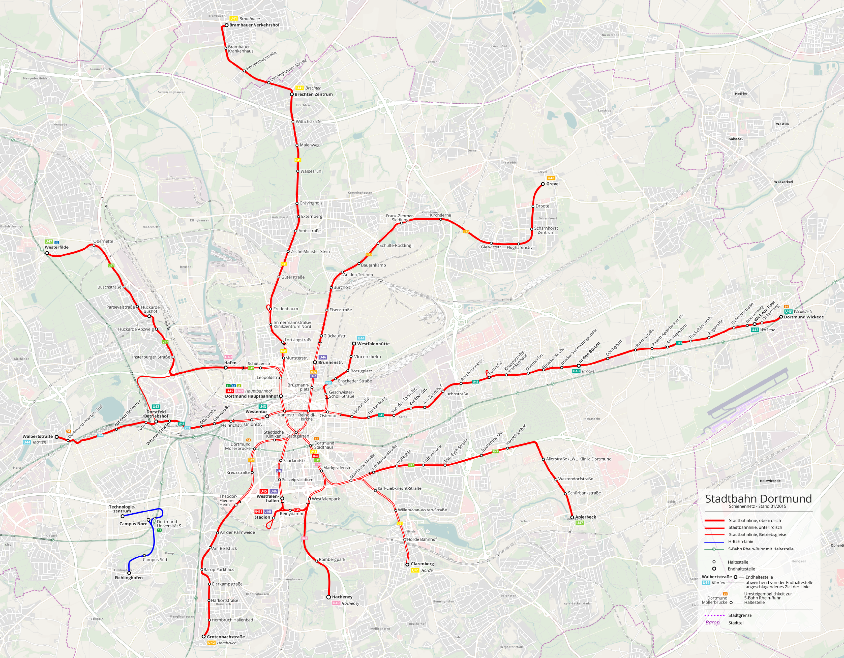 Dortmund — Maps