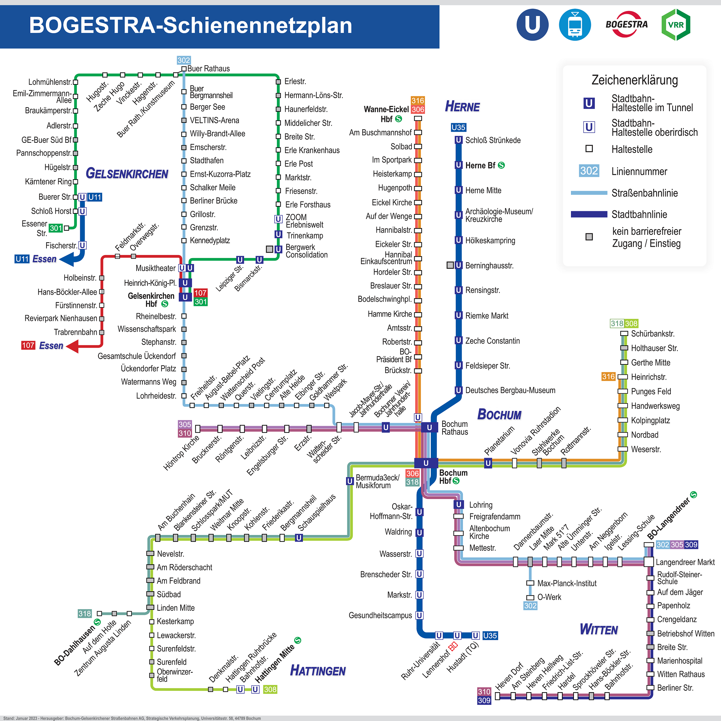Bochum — Maps