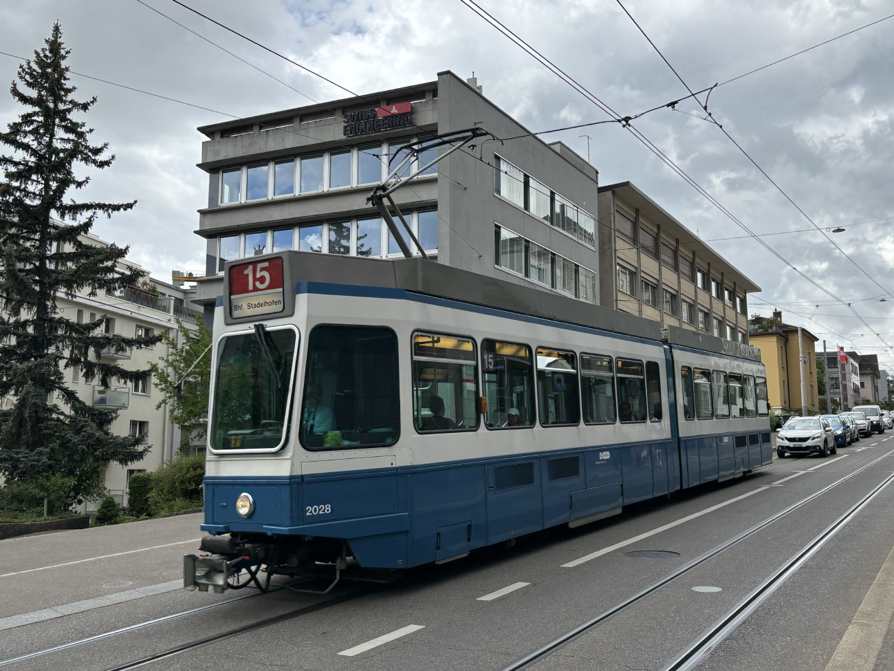 Цюрих, SWS/SWP/BBC Be 4/6 "Tram 2000" № 2028