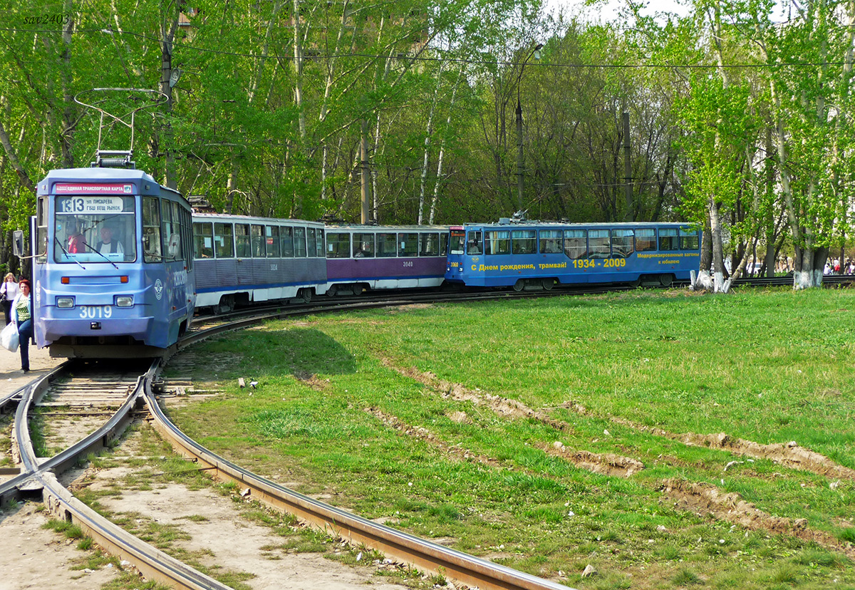Новосибирск, 71-605 (КТМ-5М3) № 3019; Новосибирск — Трамвайные и троллейбусные линии и конечные