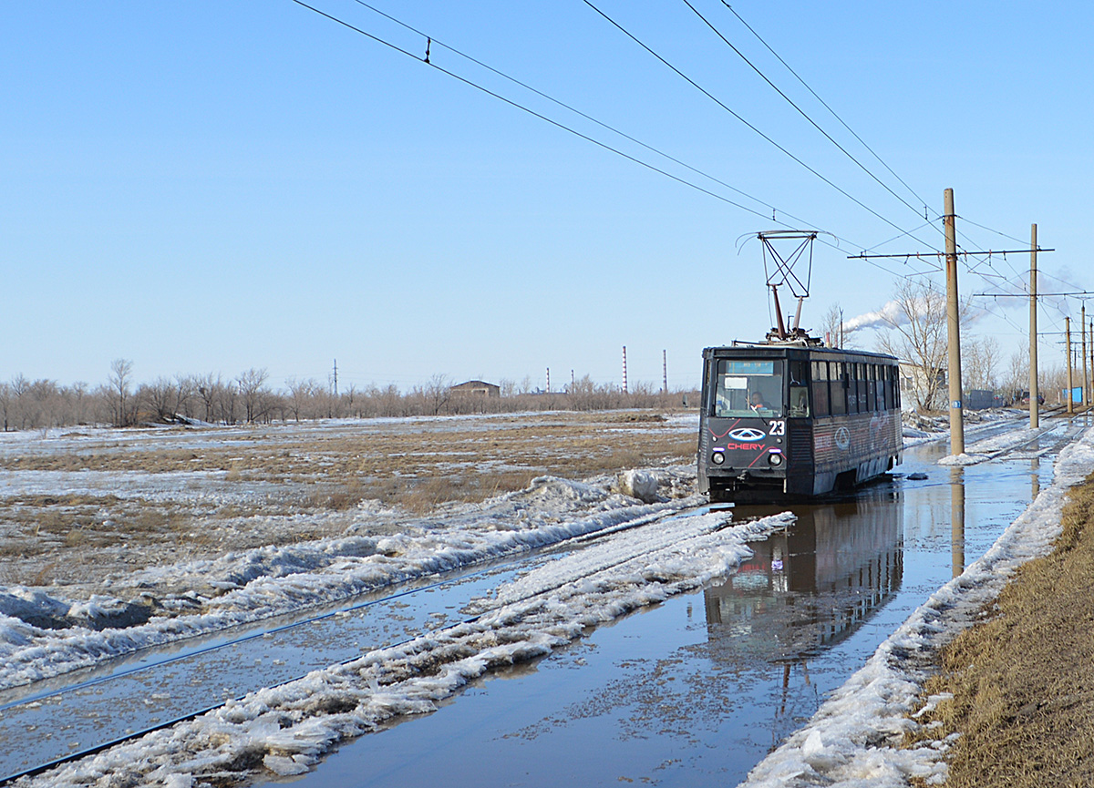 Павлодар, 71-605 (КТМ-5М3) № 23; Павлодар — Разные фотографии