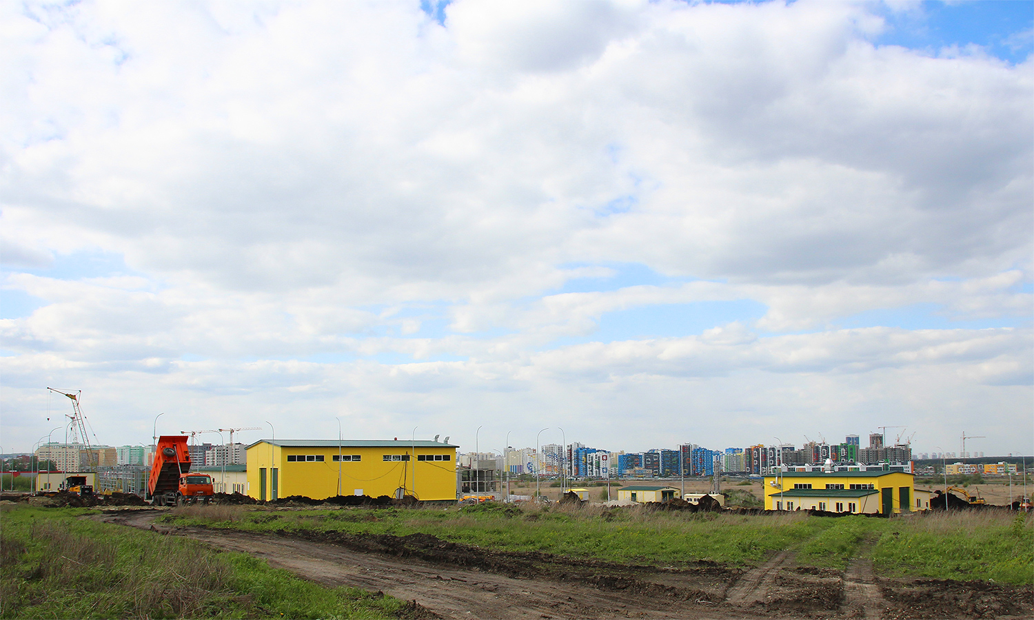Penza — Building trolleybus depot in Zasechnoye village