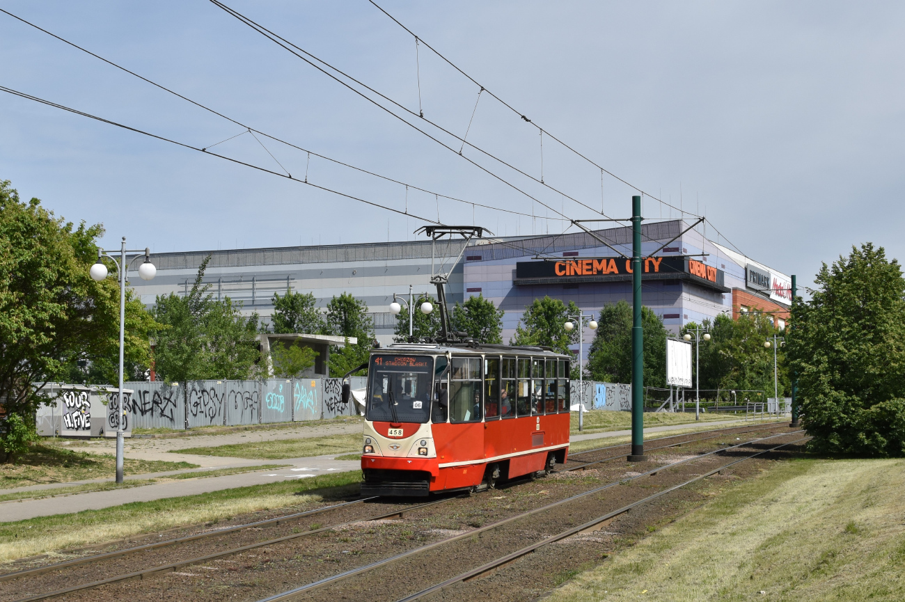 Силезские трамваи, Konstal 105Na № 458