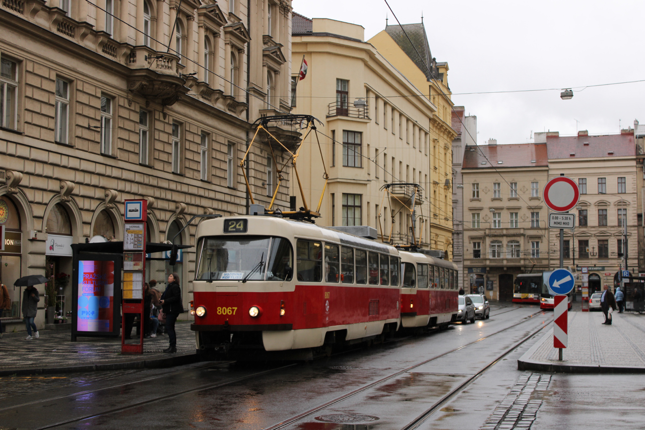 Прага, Tatra T3M2-DVC № 8067