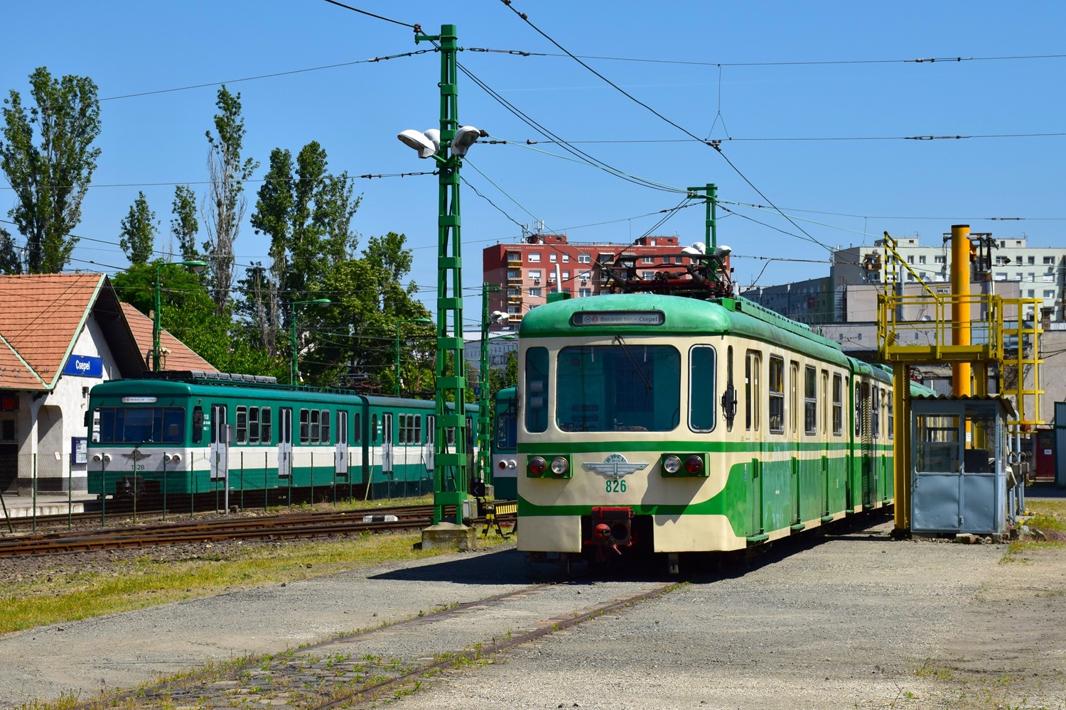 Будапешт, M IX A № 826; Будапешт — Интерурбан (HÉV); Будапешт — Трамвайные депо