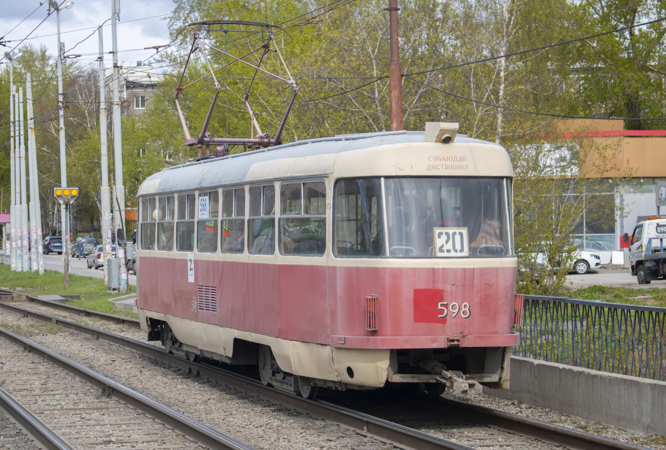 Екатеринбург, Tatra T3SU № 598