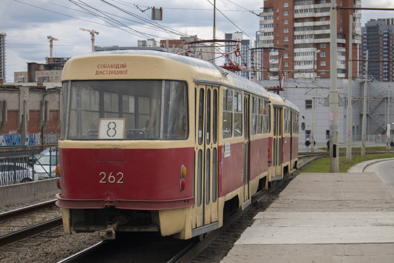 Екатеринбург, Tatra T3SU № 262