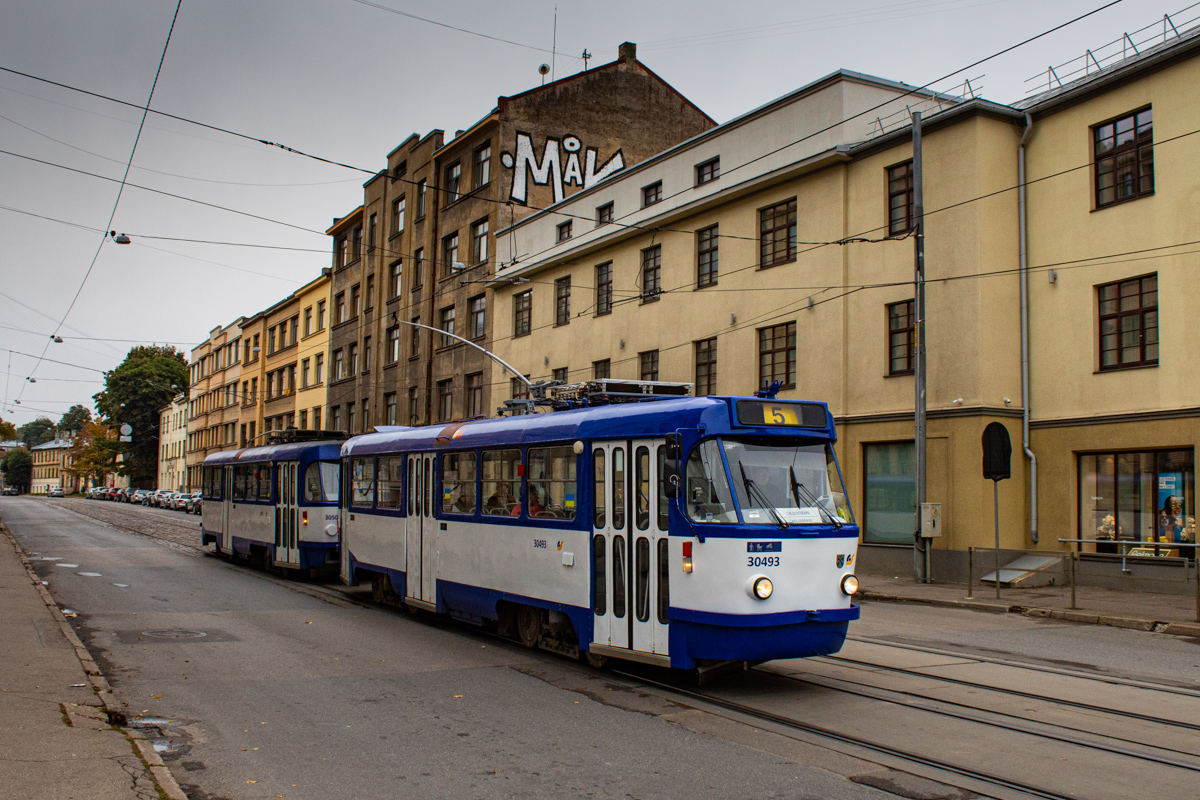Riga, Tatra T3A # 30493