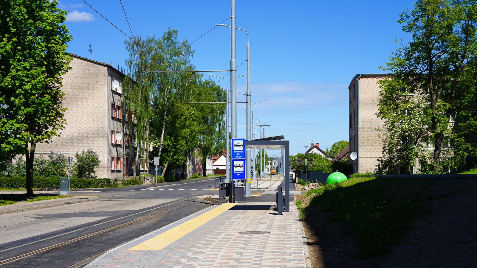 Даўгаўпілс — Трамвайные линии и инфраструктура
