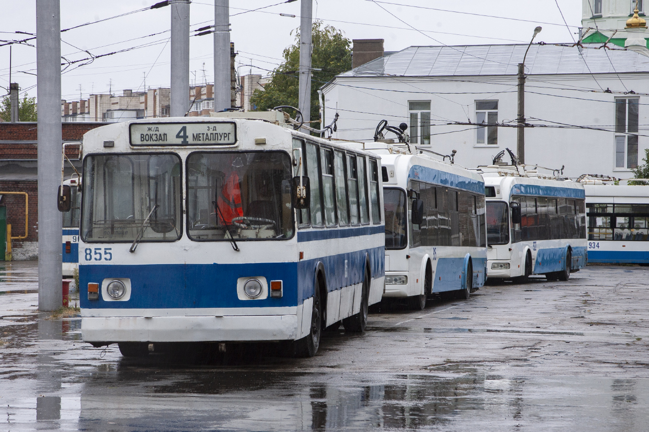 Samara, ZiU-682V-012 [V0A] Nr. 855; Samara — Trolleybus depot # 1