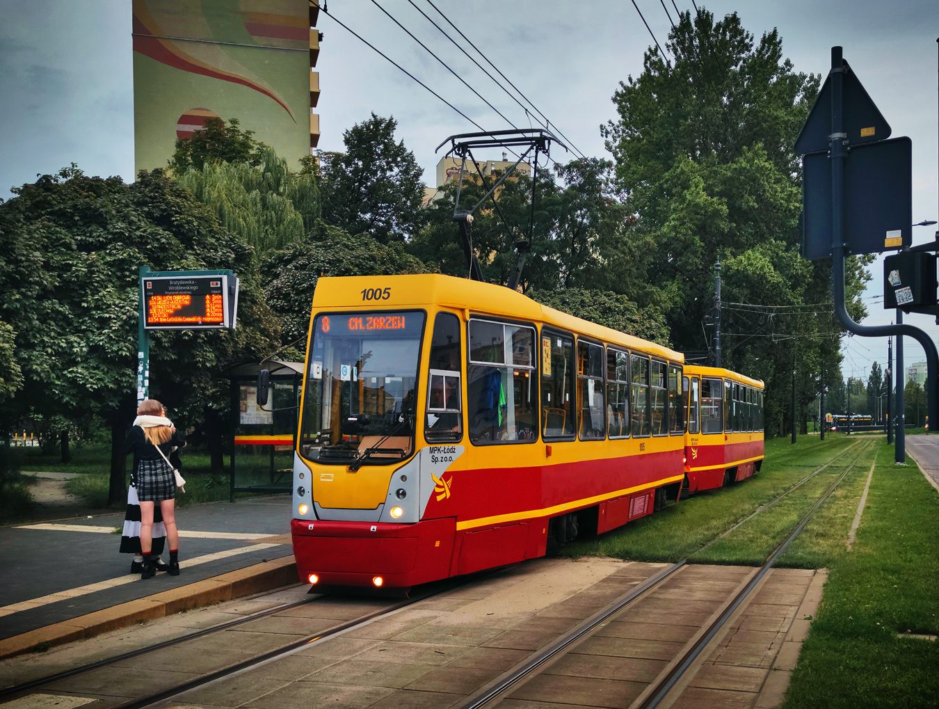 Łódź, Konstal 805NaND Nr. 1005