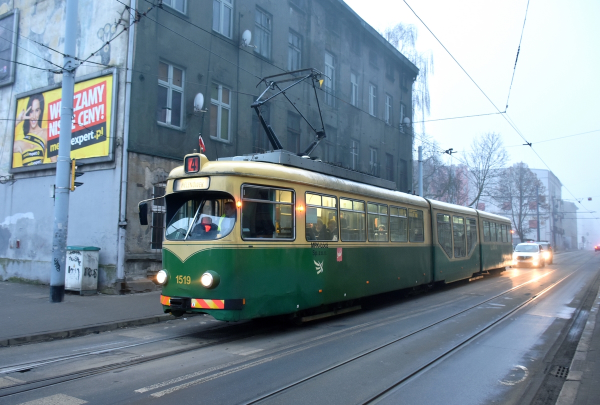 Лодзь, Duewag GT8NF № 1519