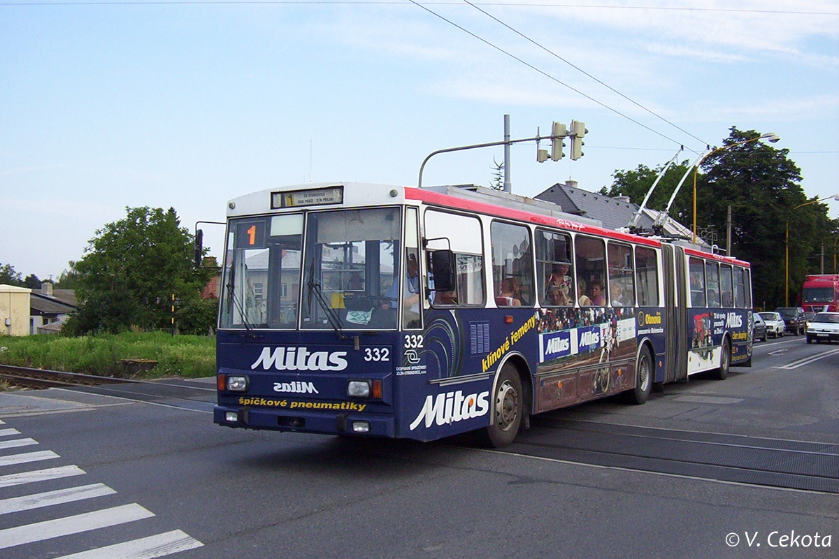Злин, Škoda 15Tr02/6 № 332